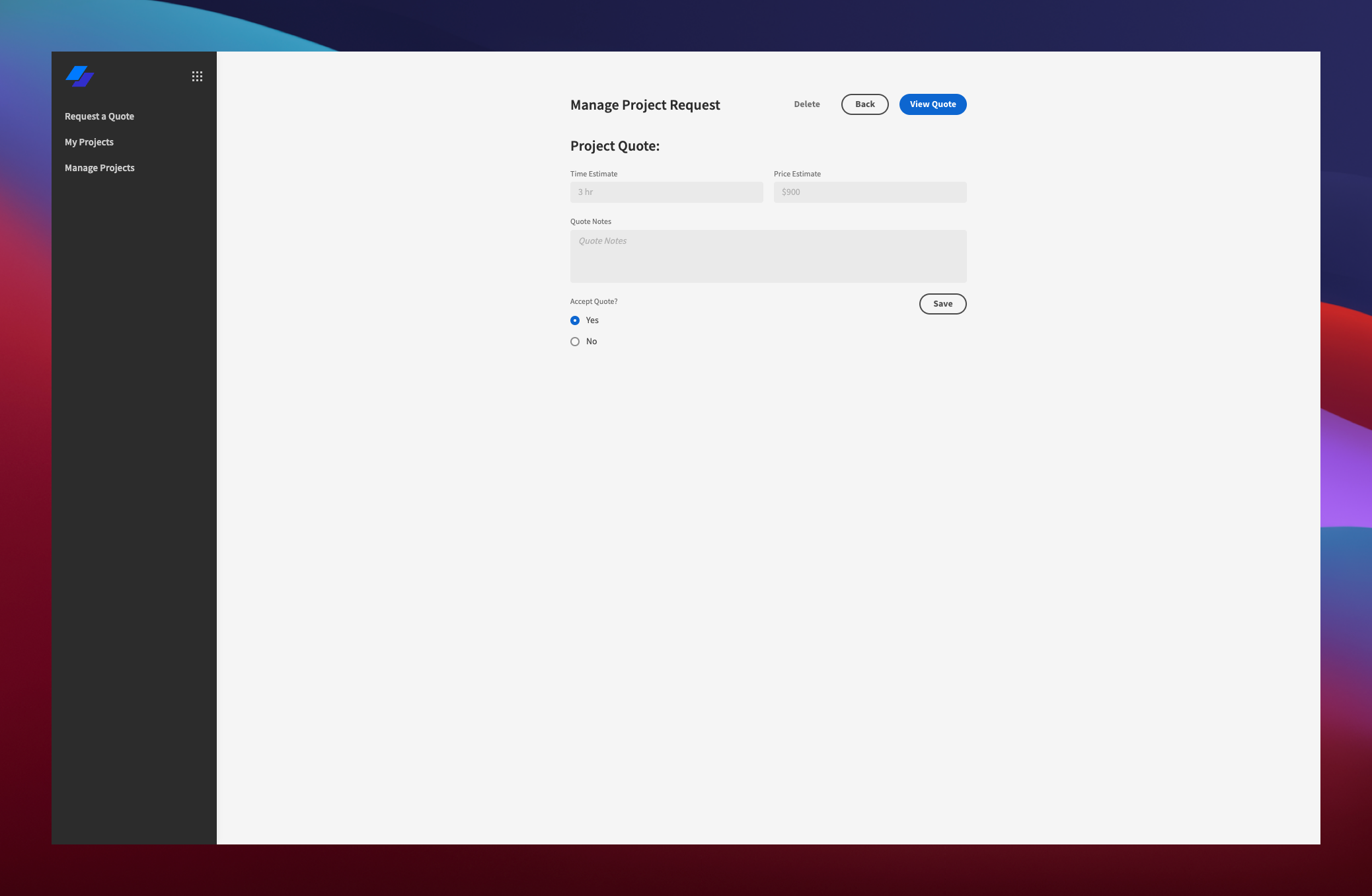 End to end process improvement Agency Client Portal Screenshot