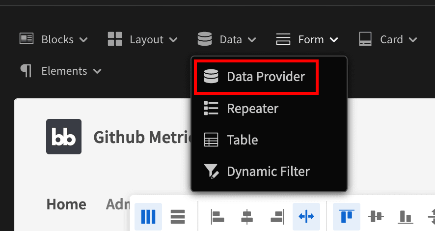 Data Provider Add a data provider