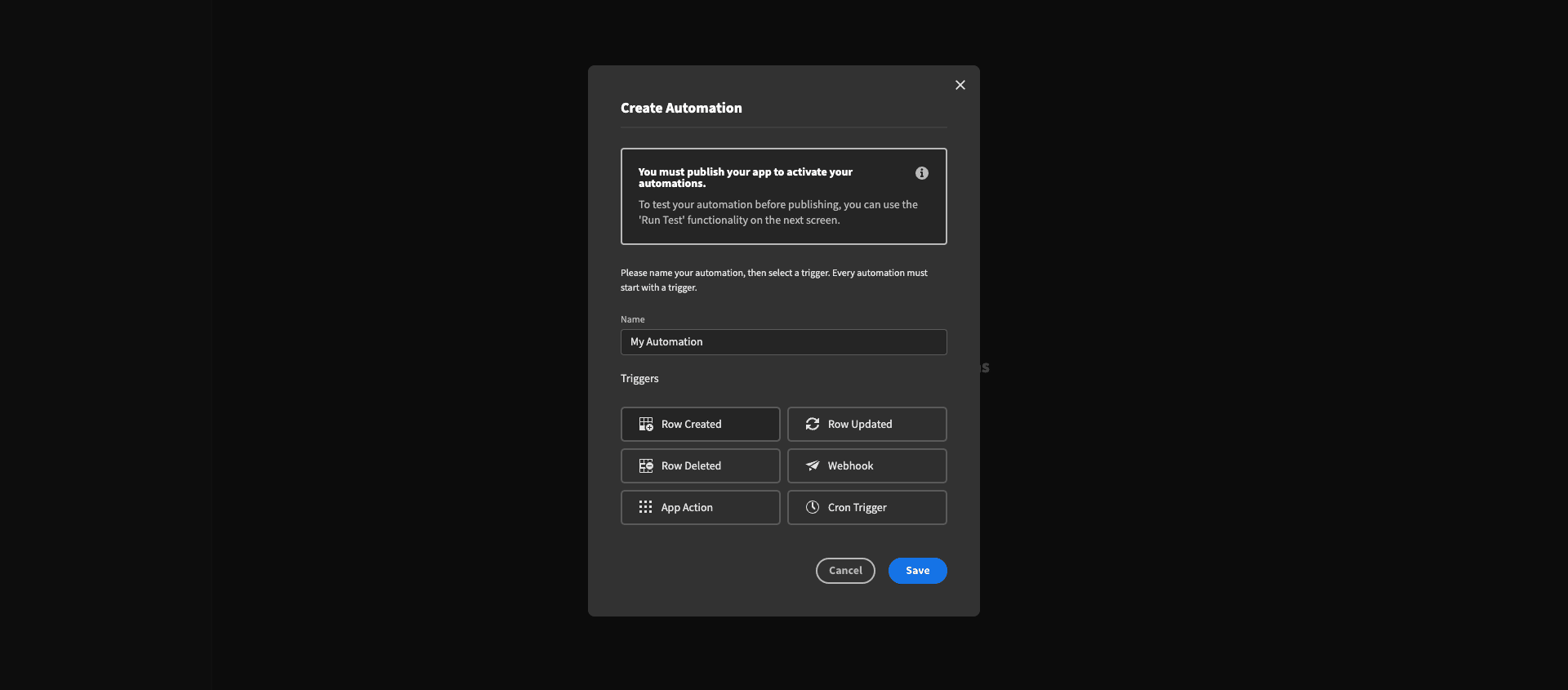 Operly Automation Triggers