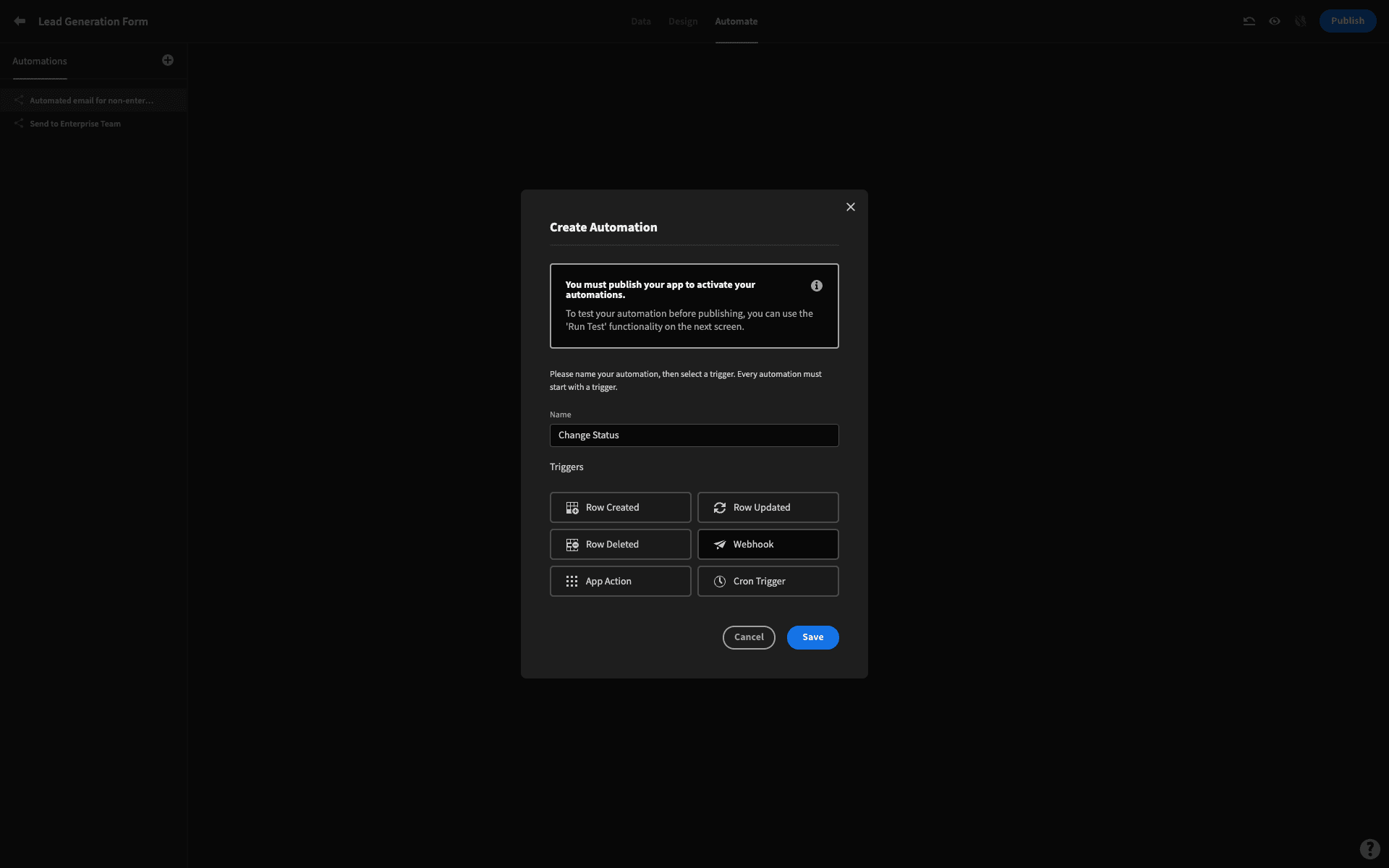 External Webhook Trigger External Webhook Trigger