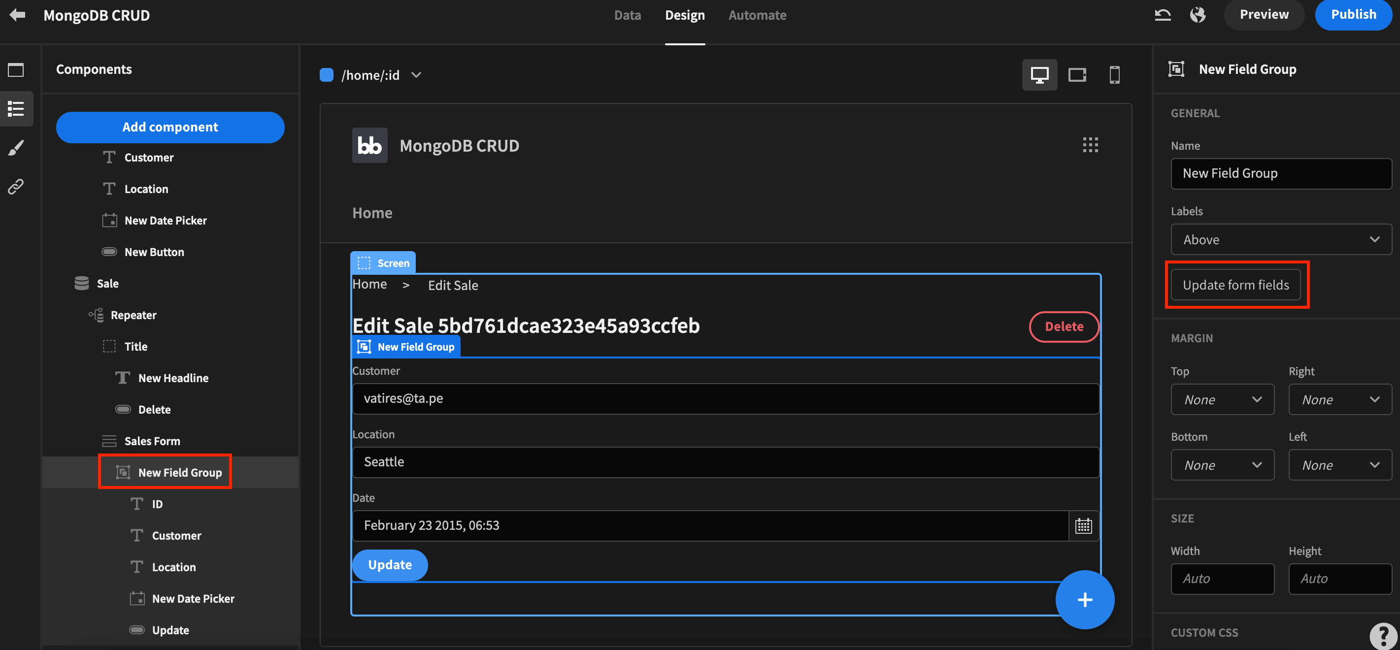 MongoDB CRUD APP MongoDB CRUD App
