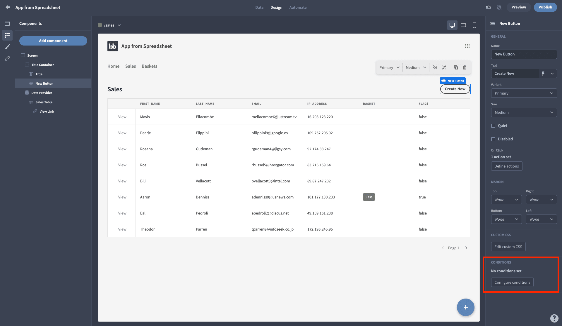 Make an app from an excel spreadsheet Make an app from an excel spreadsheet