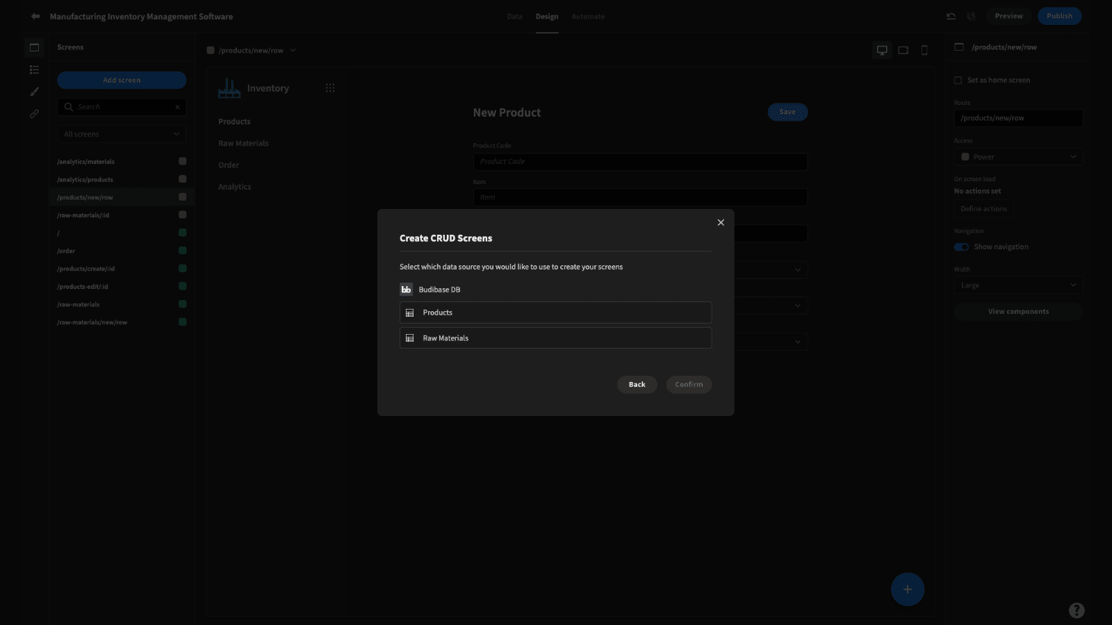 Generate CRUD Screens xxrf7t