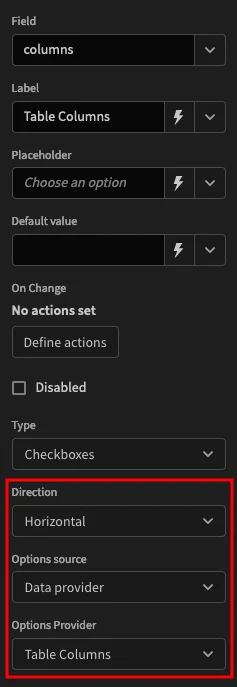 Database GUI Low-code database GUI