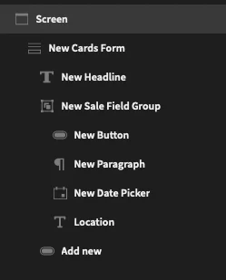 Componenet tree Component tree