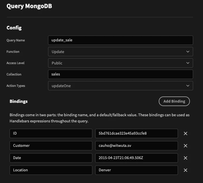 Update sale query Update sale query