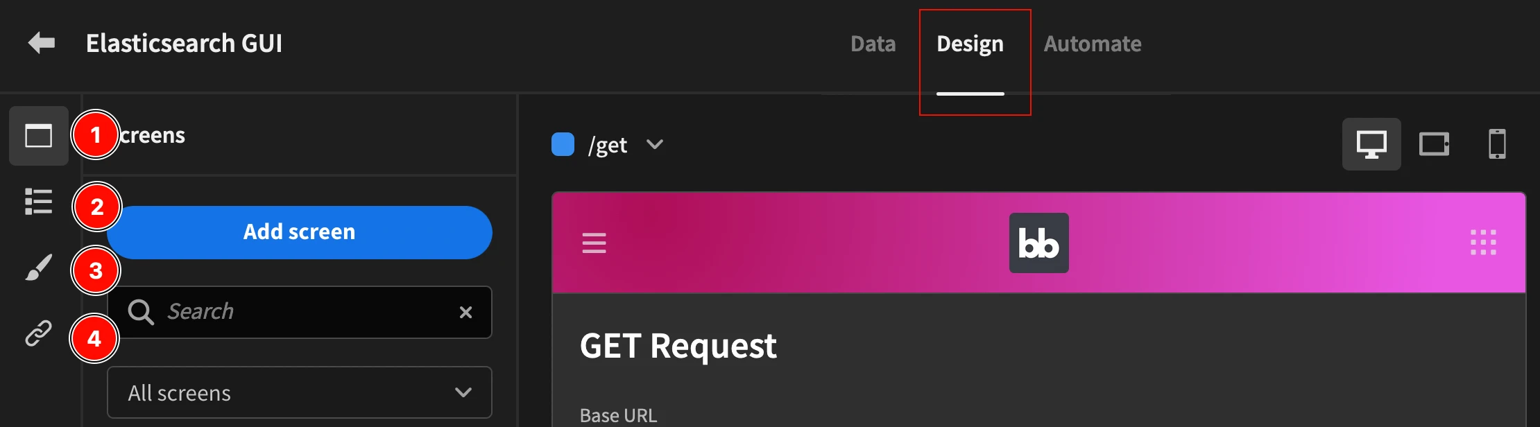 Operly design section Operly design section