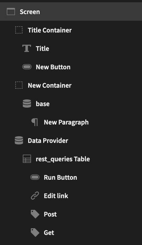 Component Tree Component Tree