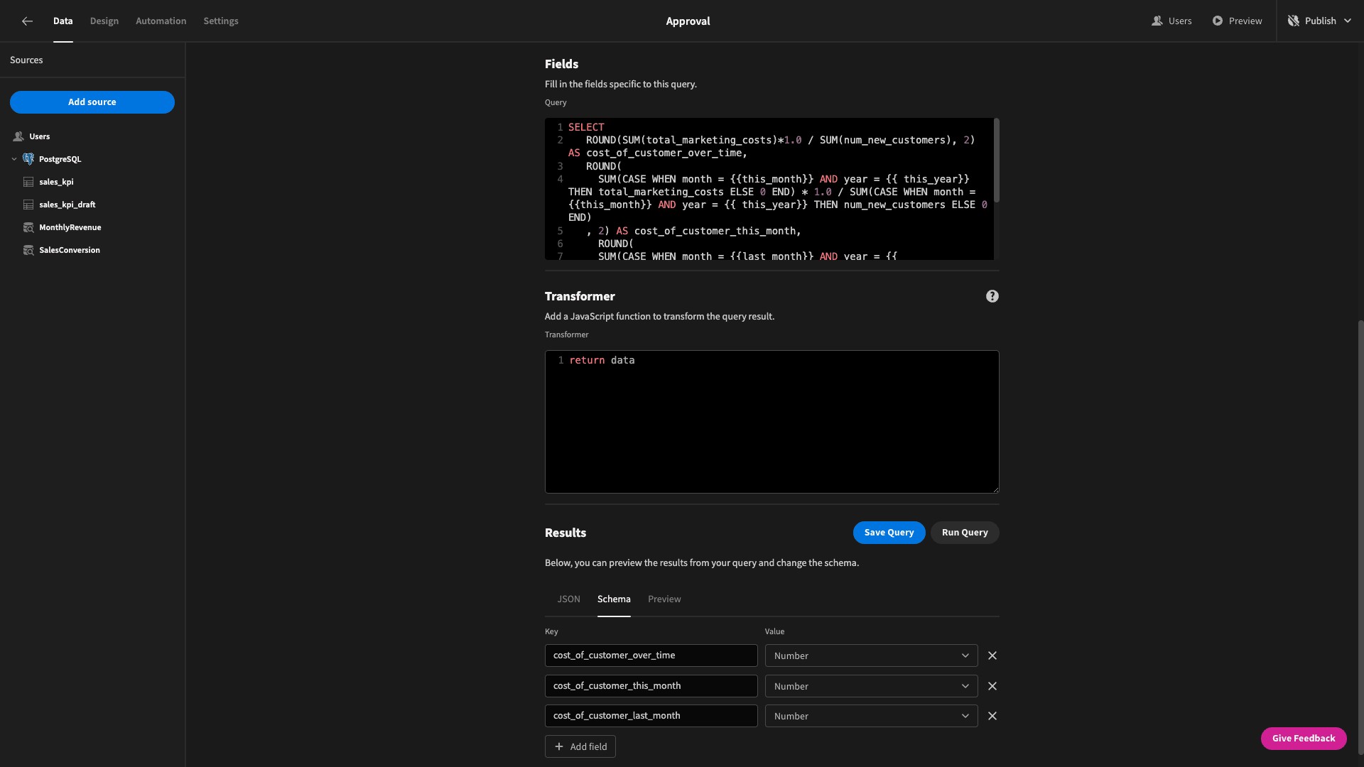 Sales Dashboard