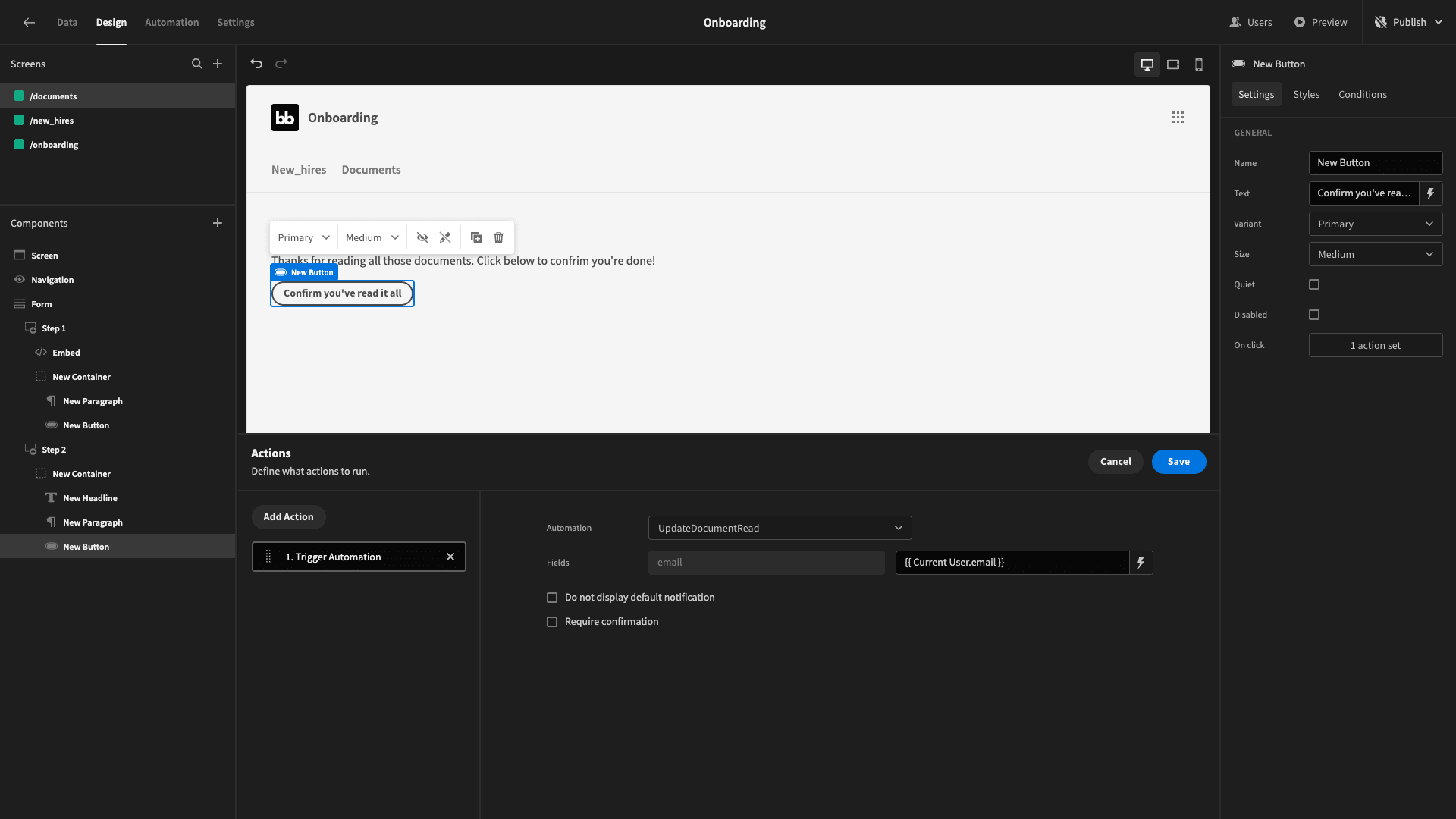 Employee Onboarding App Employee Onboarding App