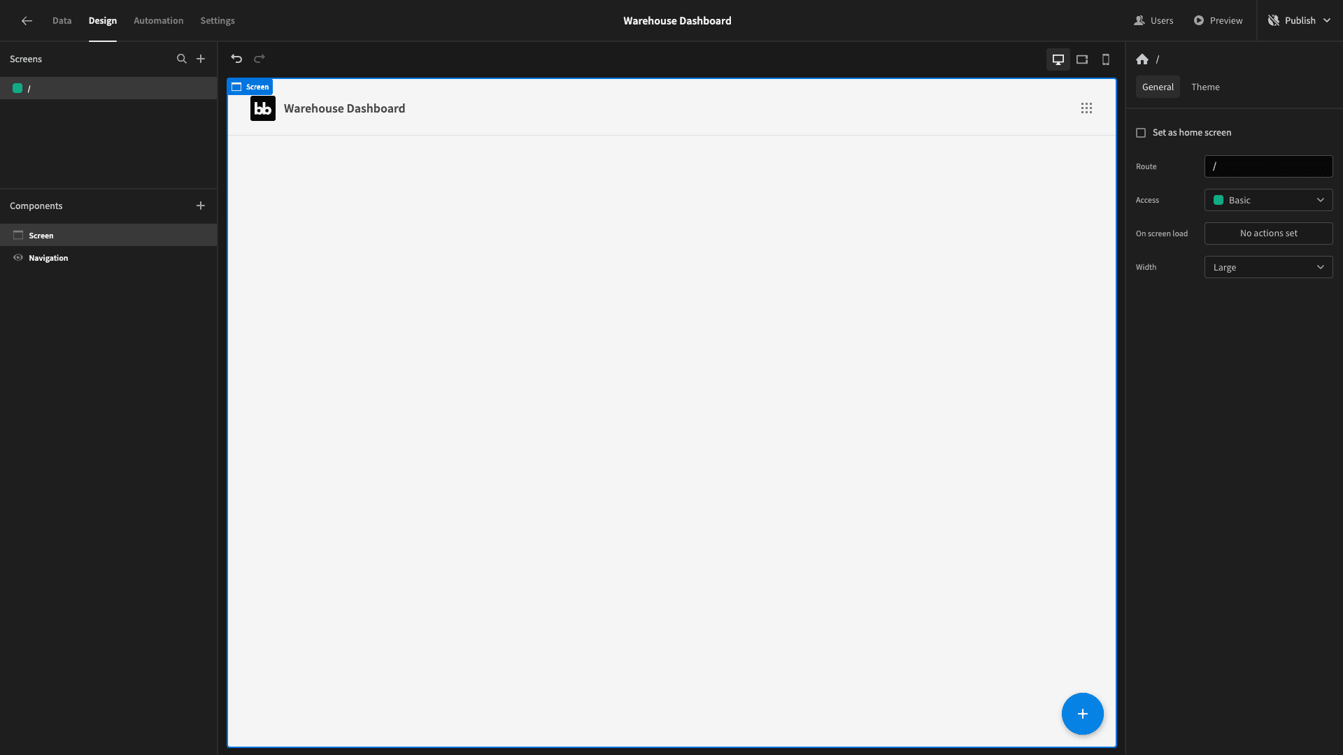 Blank screen Blank Screen