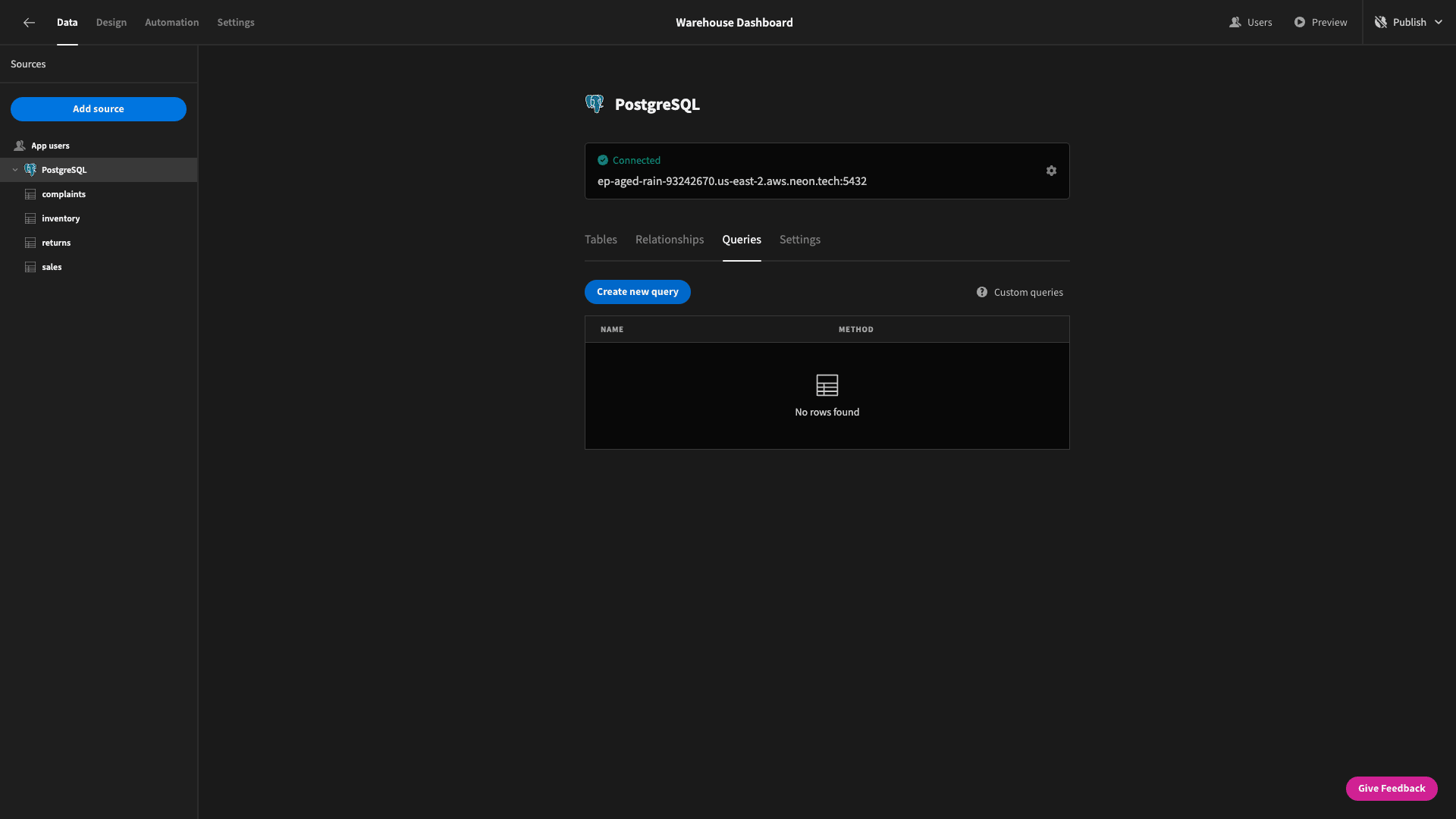 Add a query Add a query