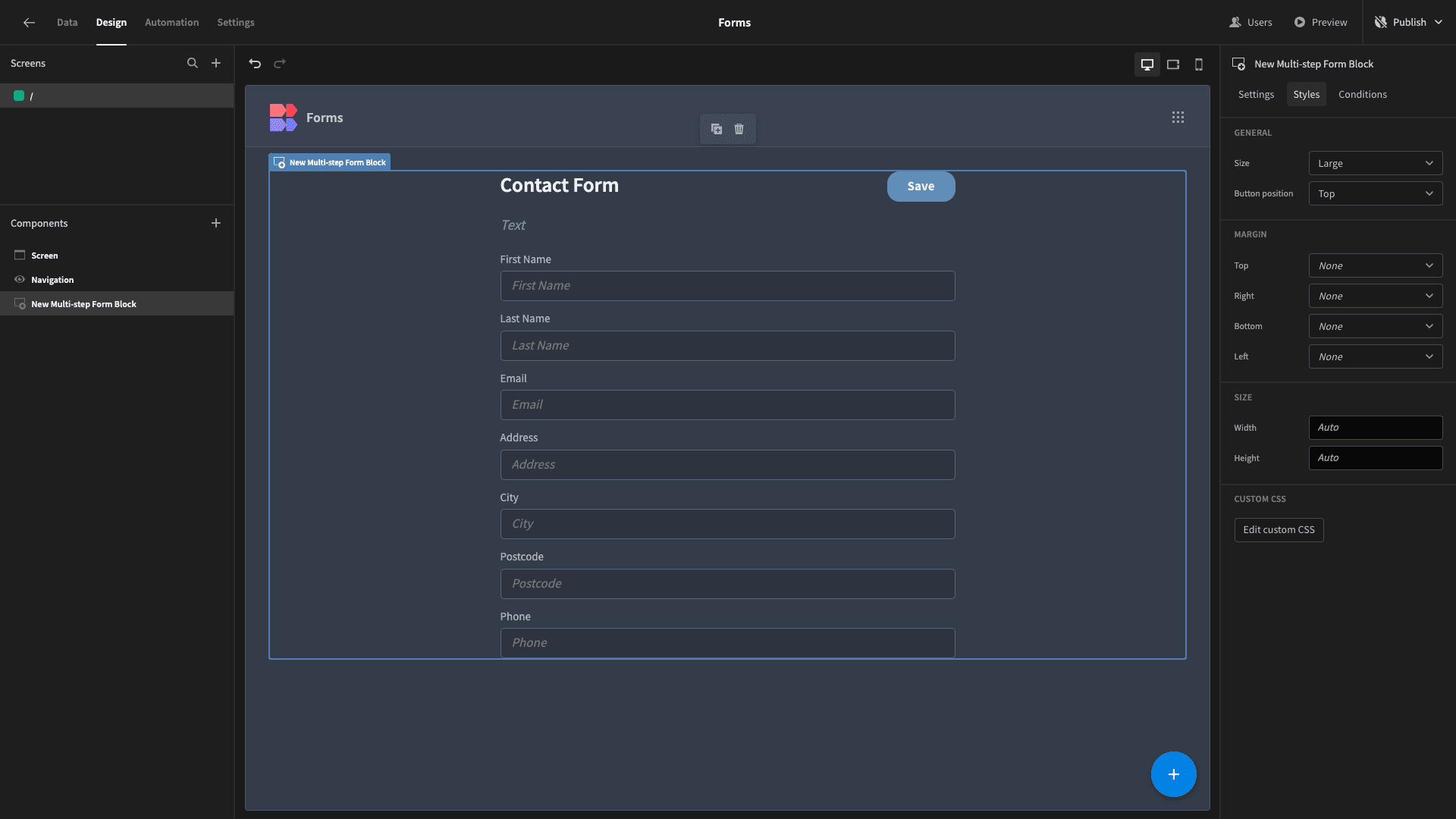 Form UI Form UI