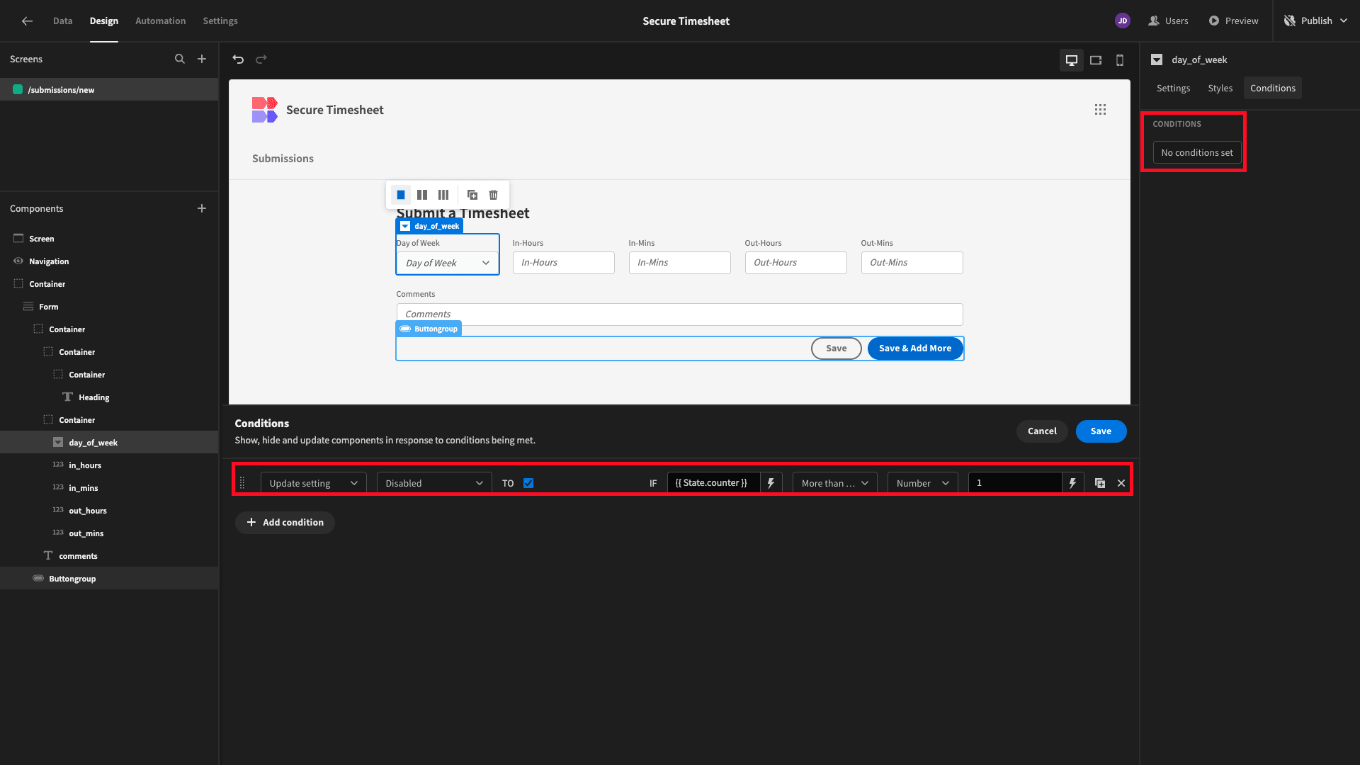 Custom Conditionality Rule Custom Conditionality Rule