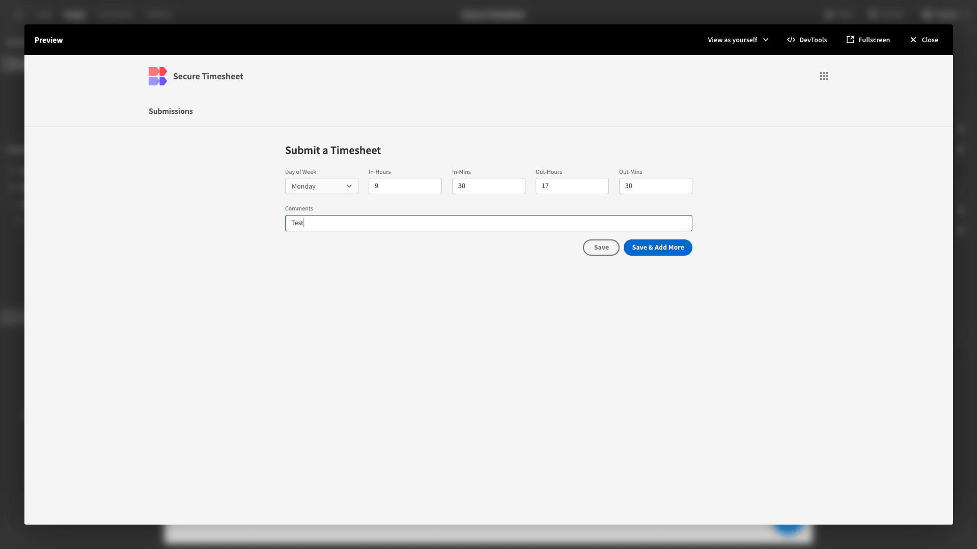 Secure Timesheet Secure Timesheet