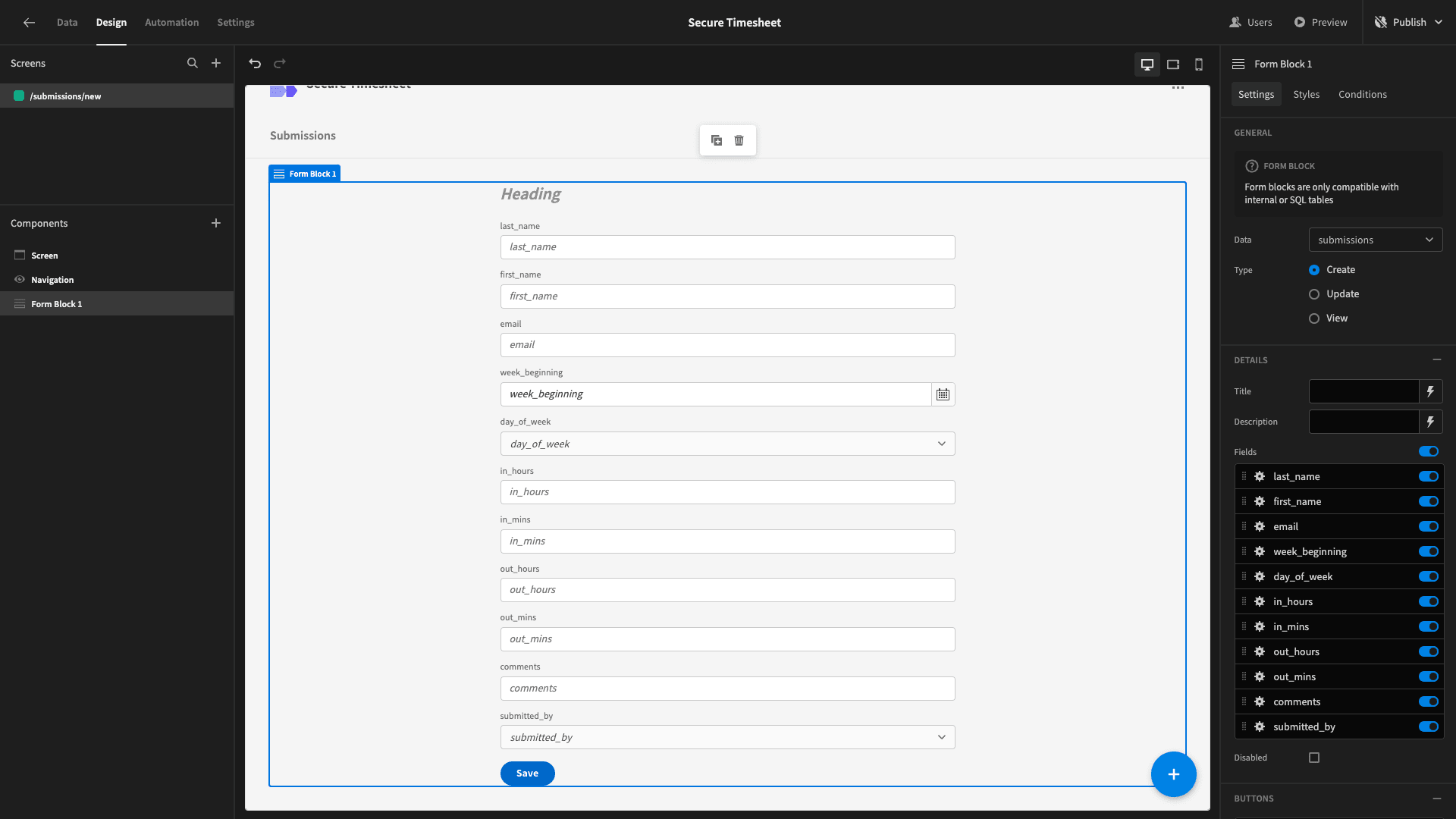 Secure Timesheet Secure Timesheet