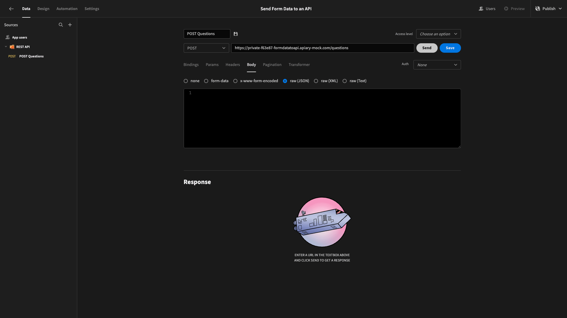 JSON editor