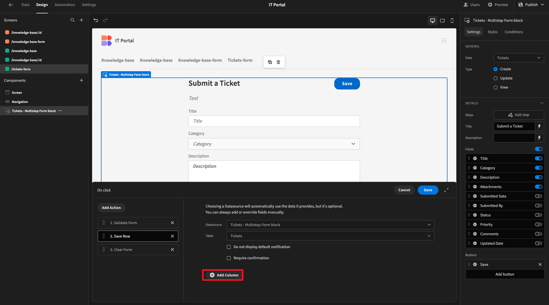 Add Columns Add Columns