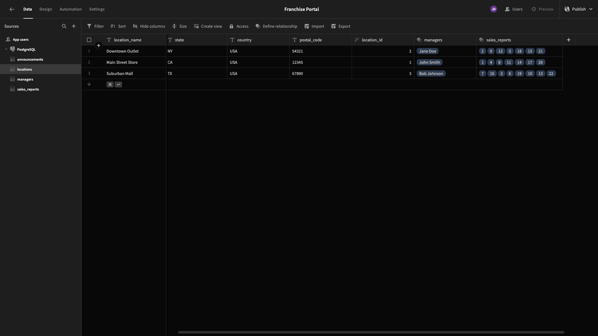 Related Rows Related Rows