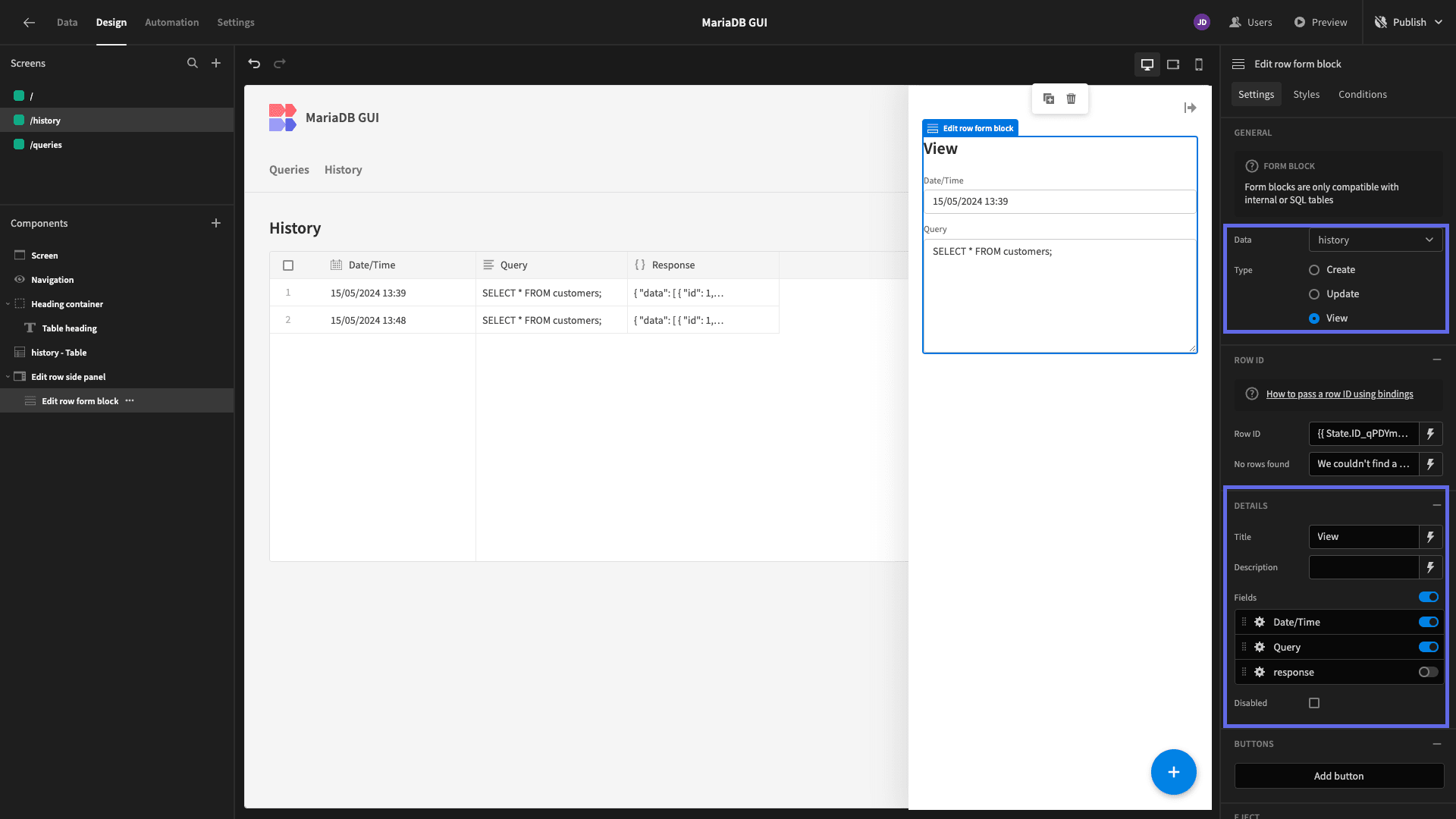 Form UI Form UI