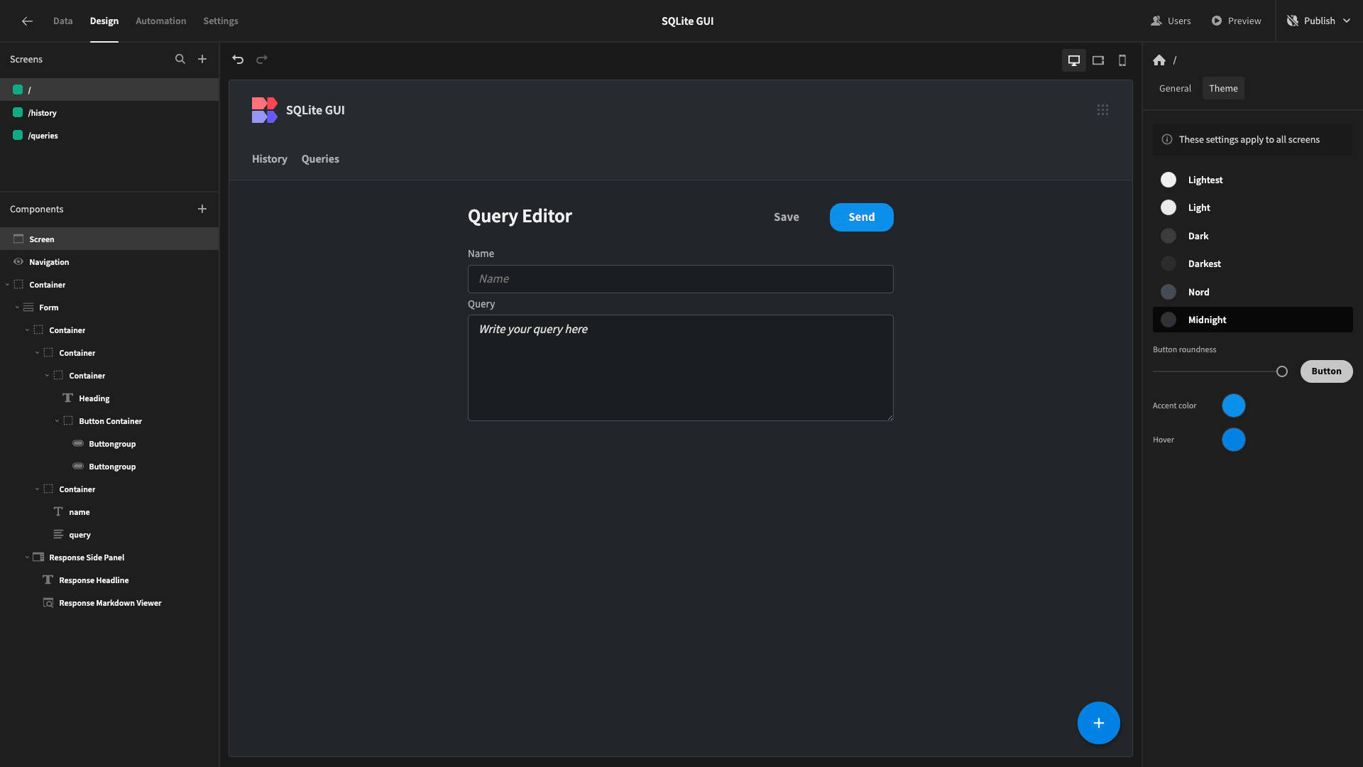 Query Editor Query Editor