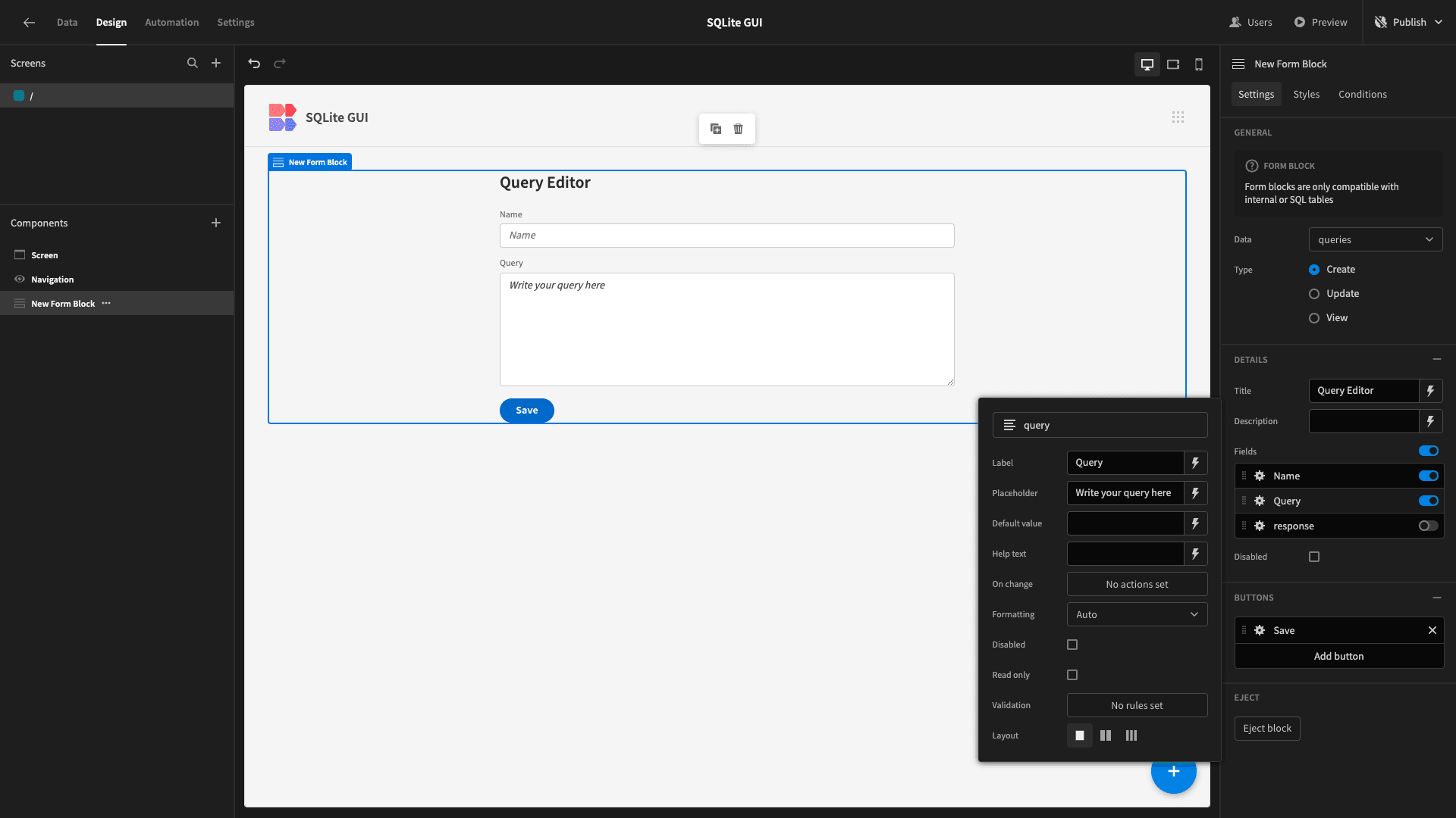 Form Design Form Design