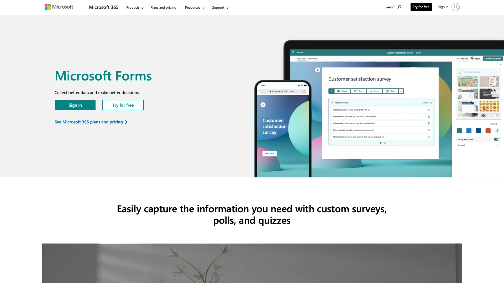 Microsoft Forms Microsoft Forms