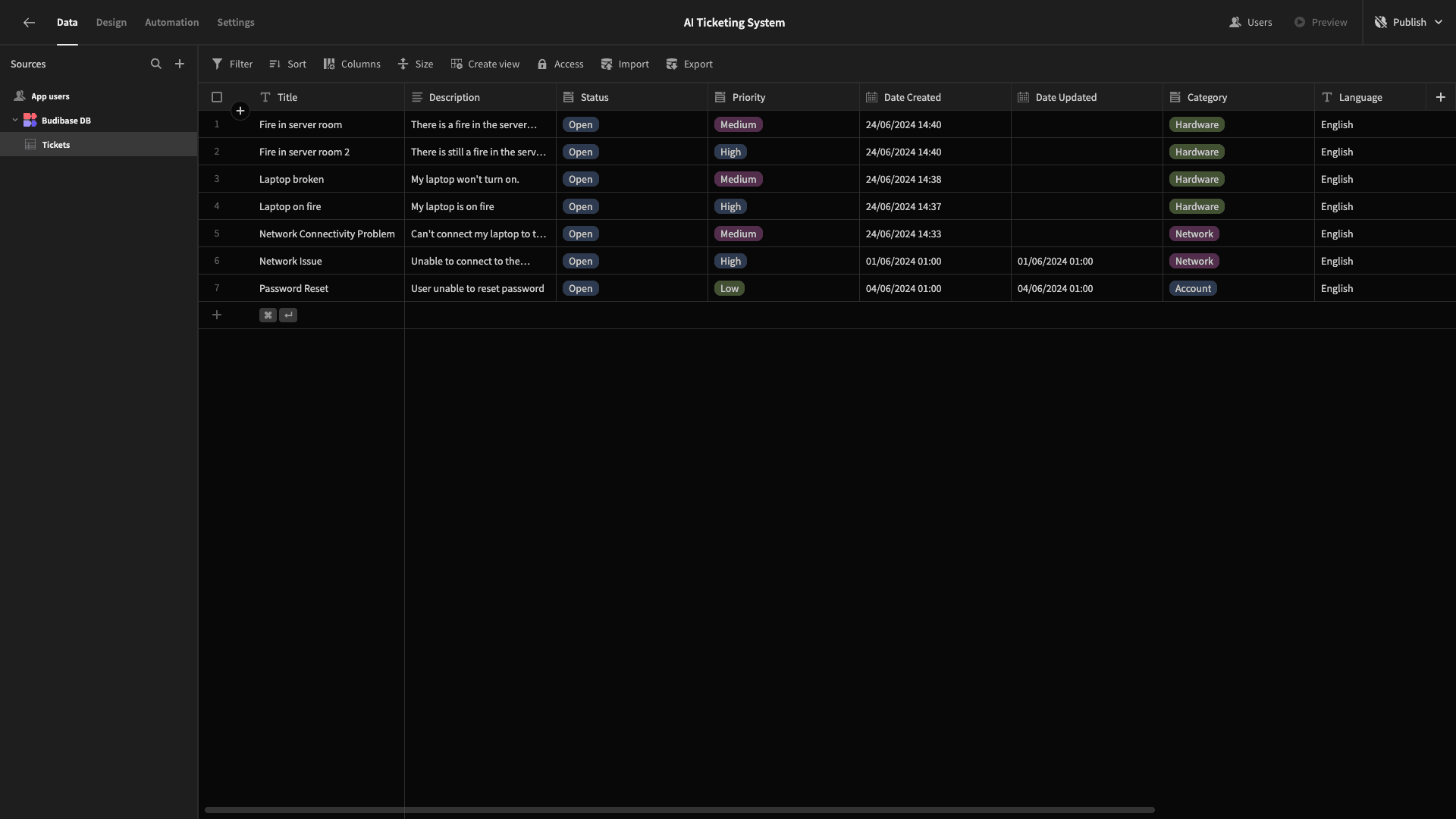 Database Database