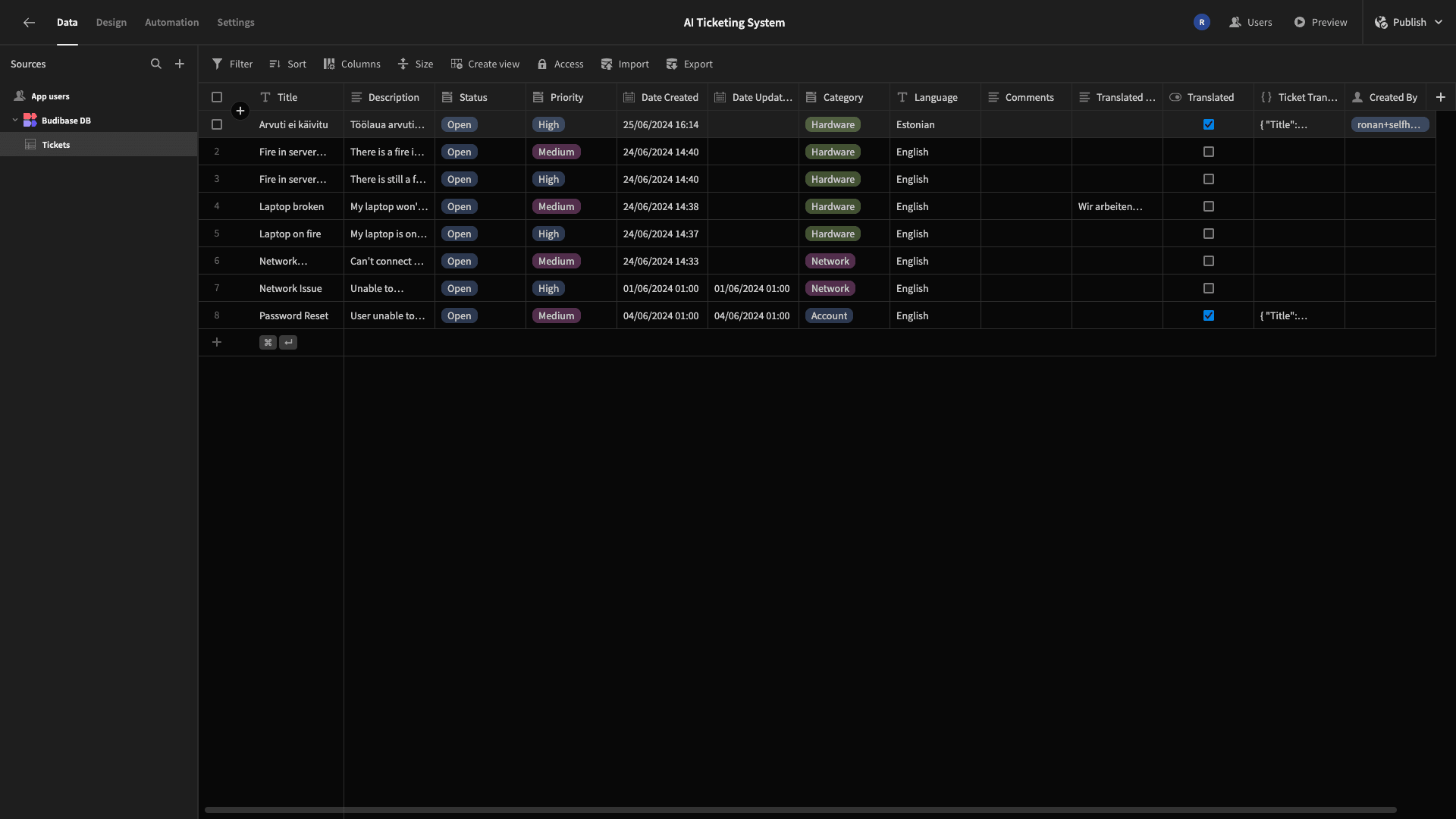 Database Database