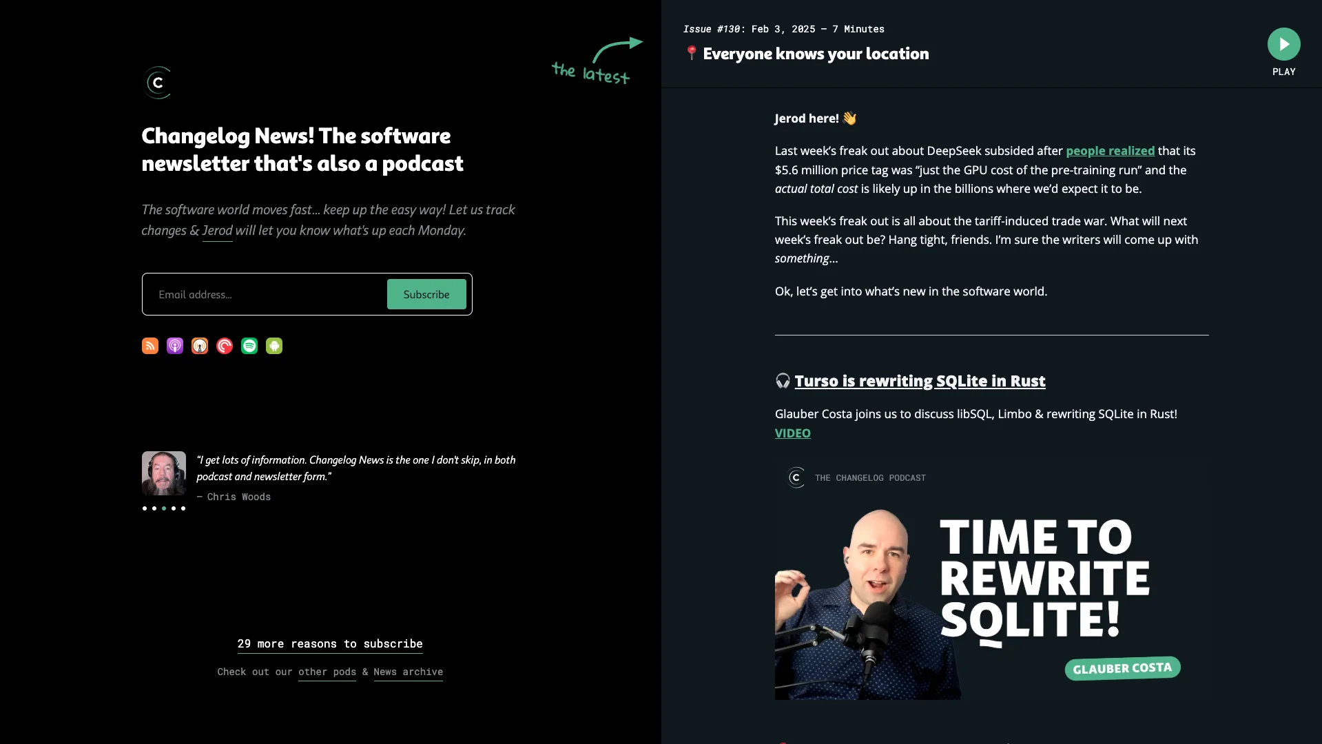 Changelog Weekly