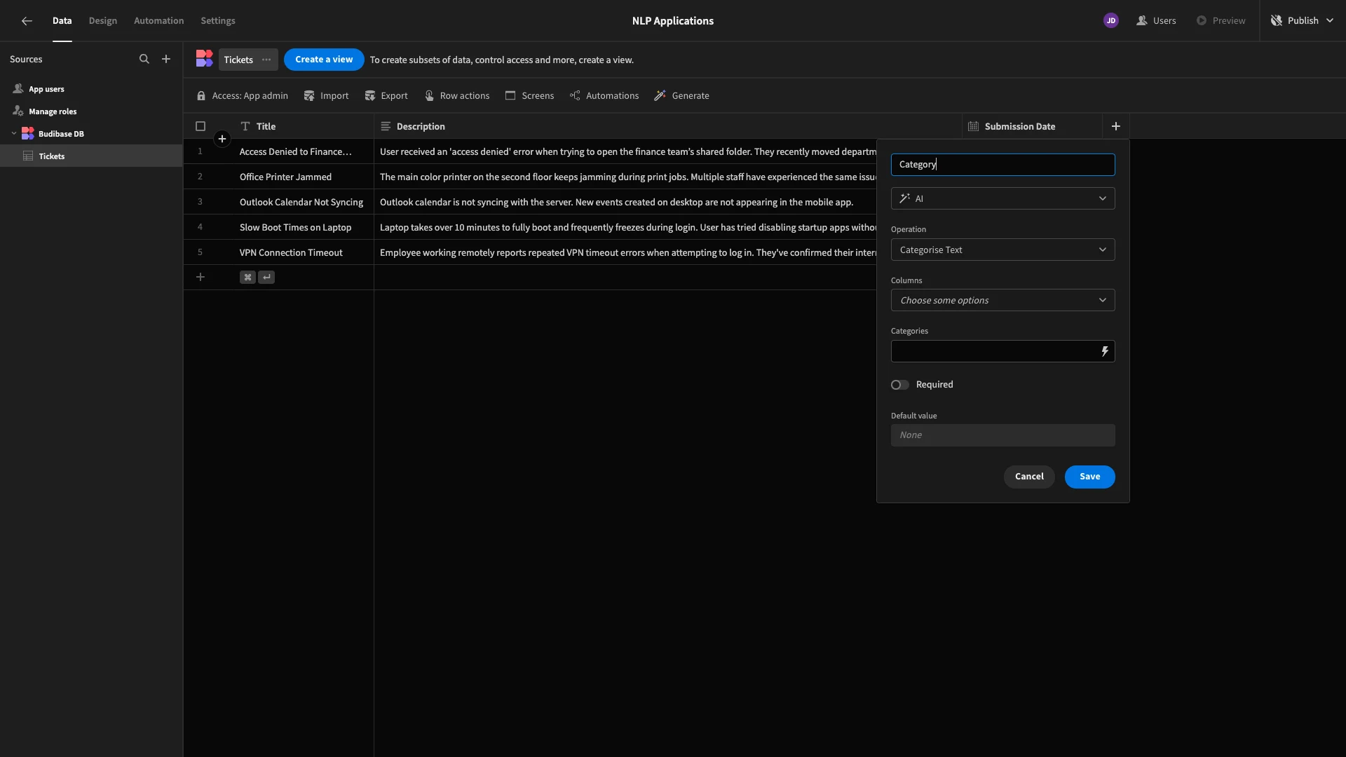 AI Column AI Column