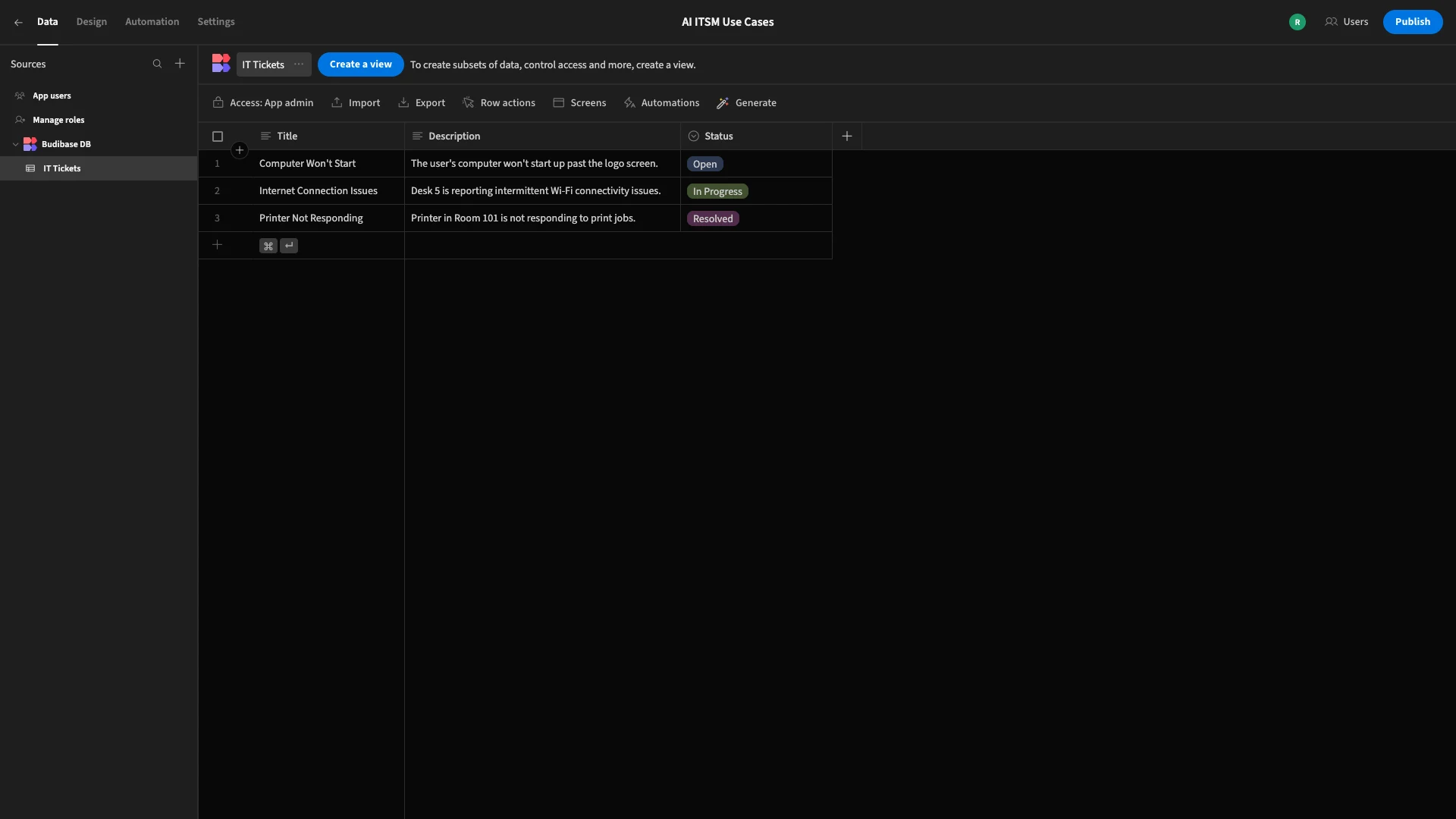 AI for ITSM