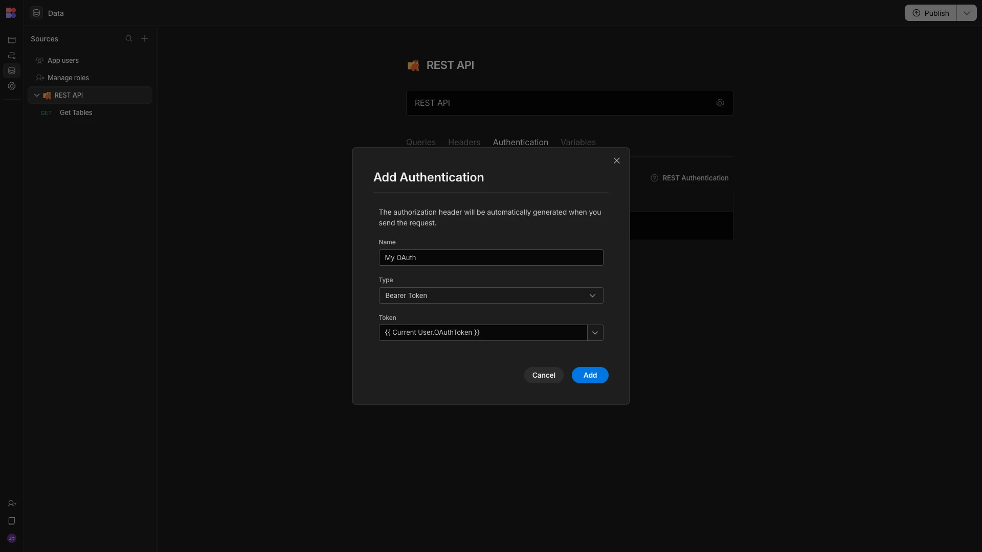 Auth token Auth token