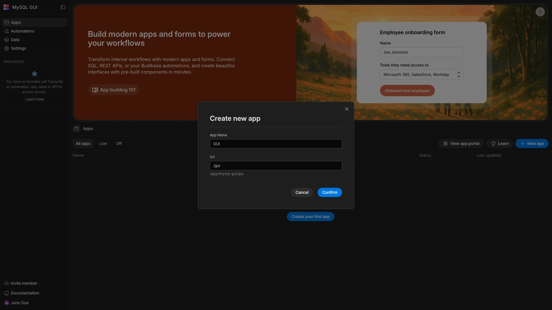MySQL GUI