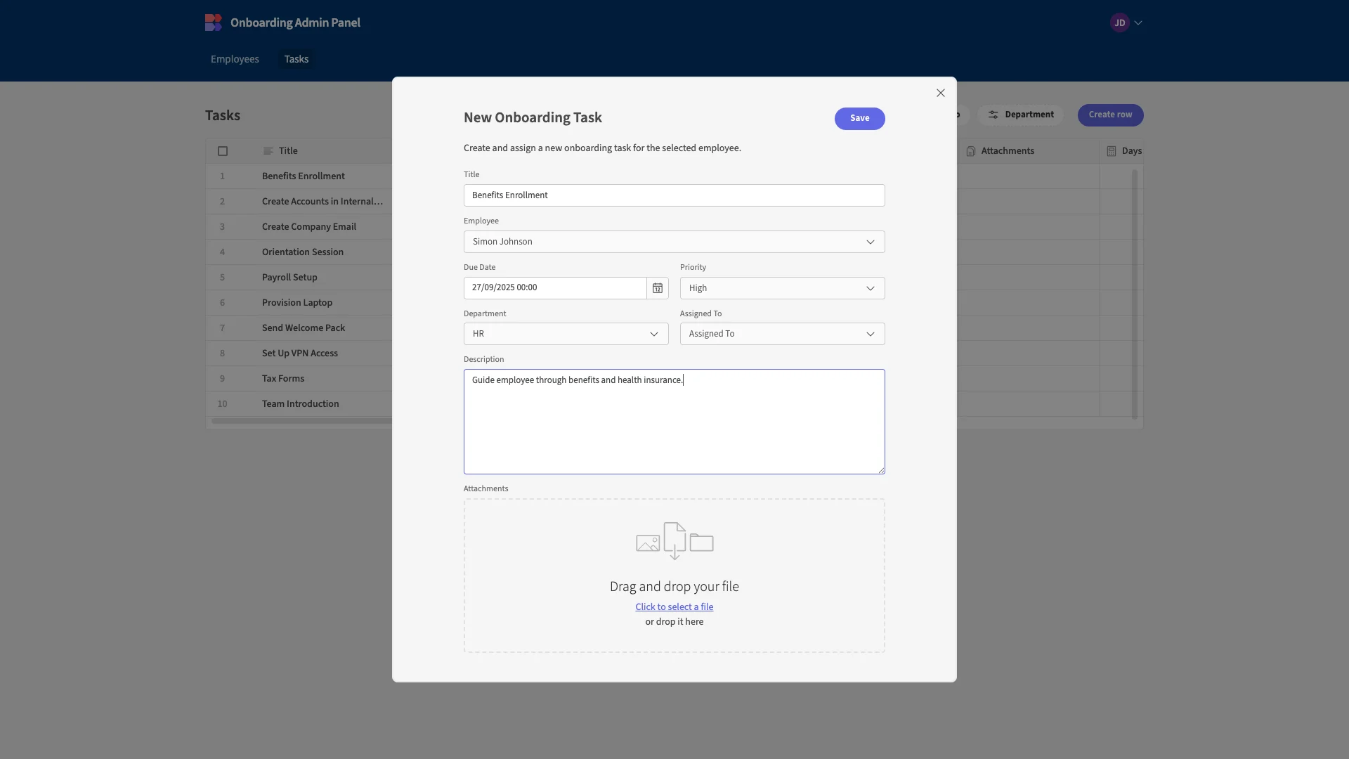 Admin Panel