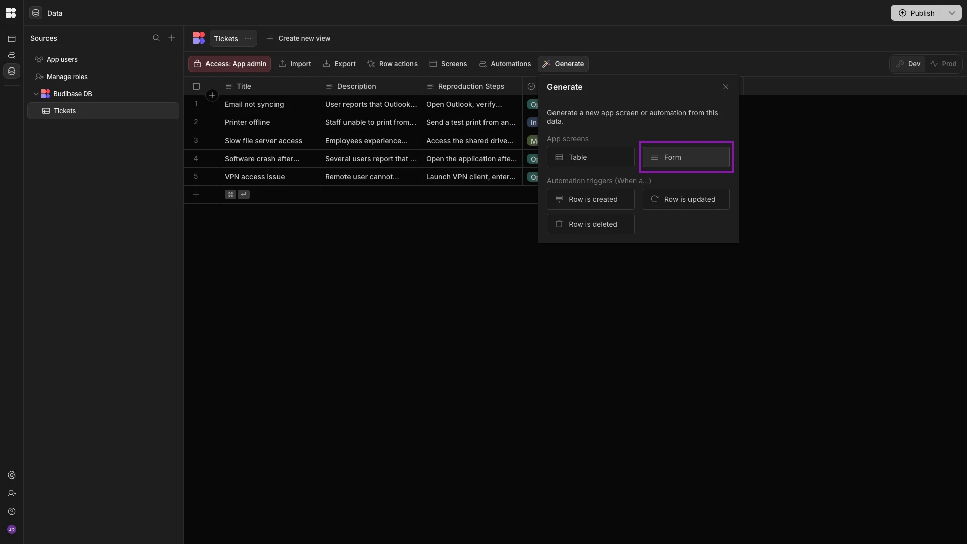 Database Database