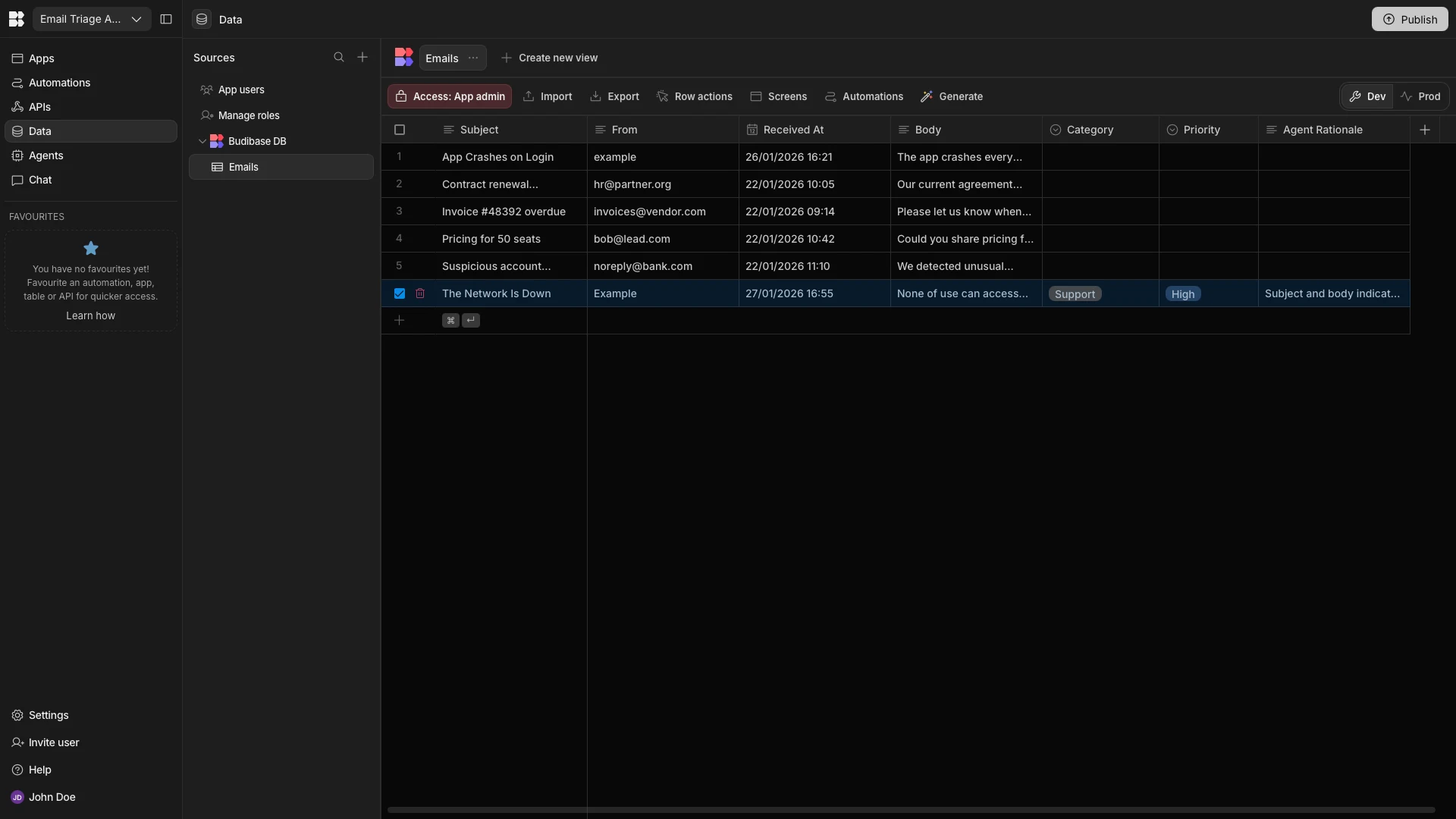 Database